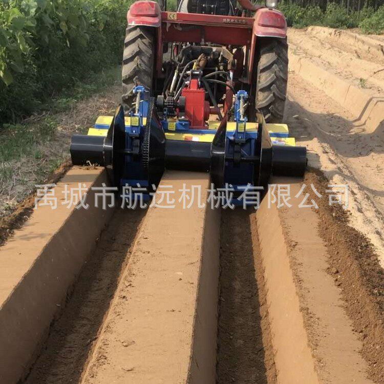 草莓大葱开沟起垄机视频 一次性旋耕开沟起垄压平起埂机厂家