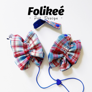Folikee《西部丹宁》双面美卡耳套查理耳花头饰比格可卡耳花防脏