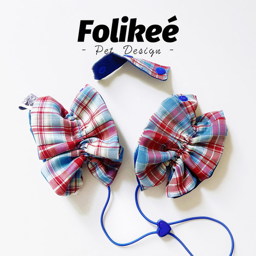 Folikee西部丹宁双面美卡耳套