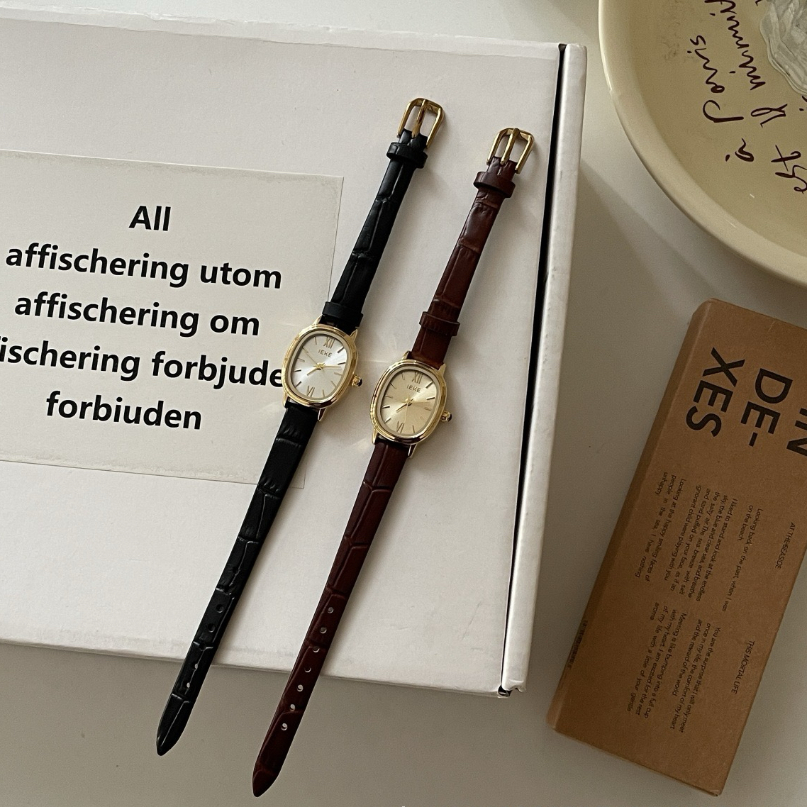 【伦敦佳人】Seriendipity echo小方块复古小表盘手表女款腕表