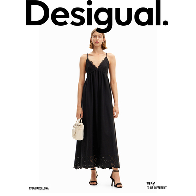 Desigual24春夏蕾丝黑色