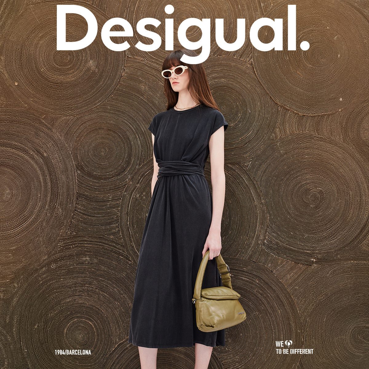Desigual24春夏新款高腰