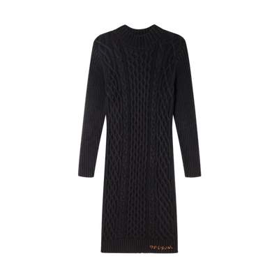 Desigual连衣裙加厚直筒刺绣