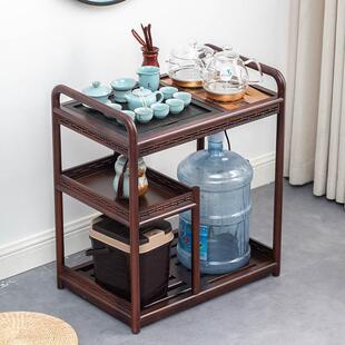 移动茶车台实木泡茶办公功夫茶几客厅边几小茶桌 家用烧水壶一体式