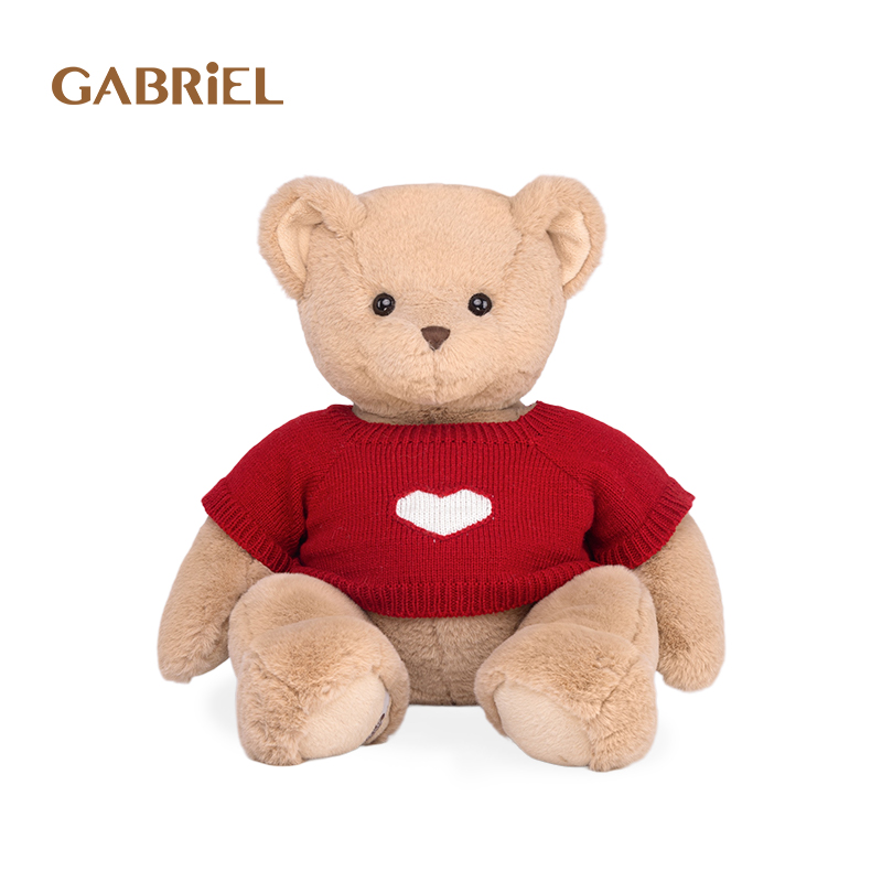 伽百利Gabriel爱心泰迪熊公仔