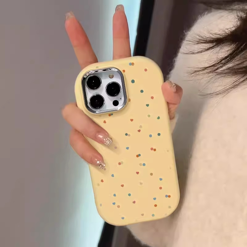 简约满屏小波点适用于oppo reno14pro/13/12手机壳reno11可爱Reno5/Reno4全包r17镜框r15防摔个性4se女保护壳