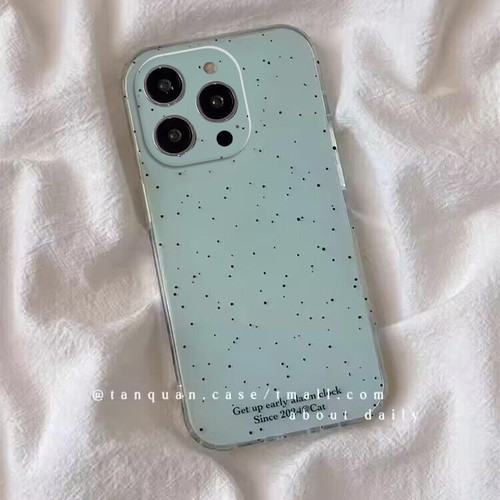 ins夏天薄荷绿泼墨适用于oppo reno13pro/10/9/8se手机壳r17保护套reno7/6小众r11全包9pro直边ace2个性se女
