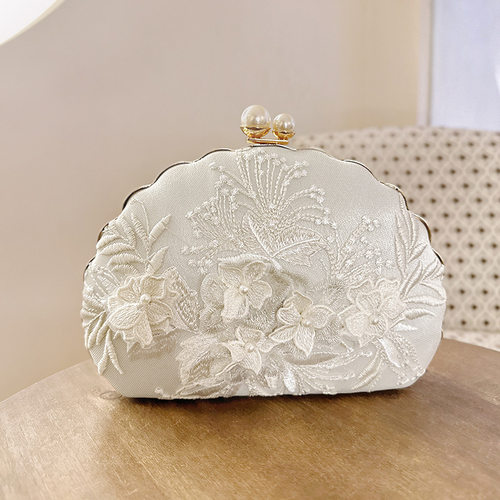 New Handbag Flowers Evening Bags Clutch Wedding Party Purse