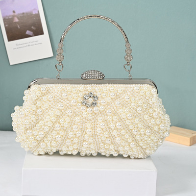 Pearl Evening Clutch Bag Women Wedding Party Purses Handbags