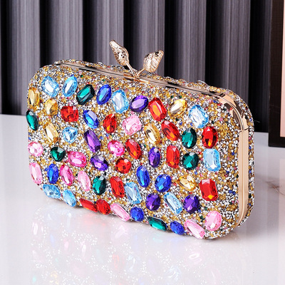 New Party Bag Woman Purse Rhinestone Evening Handbag Clutch