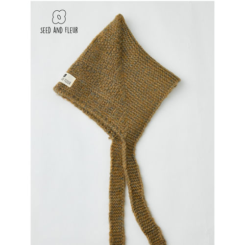 马海毛精灵帽宝宝护耳帽