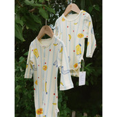 seedandfleur种子家新生儿小月龄长袖 连体衣宝宝哈衣A类长绒棉秋