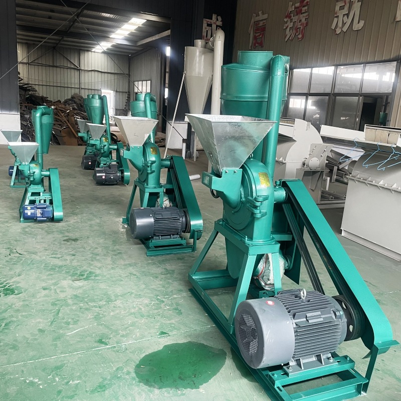 自吸式不锈钢齿盘粉碎机 商用五谷杂粮磨粉机 大米糯米玉米打粉机