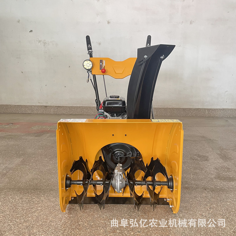 汽油大马力拋雪机冬季道路救援清雪机鱼塘庭院路面清洁扫雪机