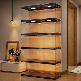 手办展示柜亚透明克力适用乐高模型积木玩具摆件家用痛柜收纳架子