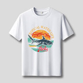 纯棉男女短袖 广州十三行夏季 个性 美式 T恤简约高街百搭上衣服 外贸