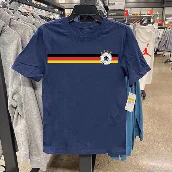 品牌外贸专柜撤回清仓捡漏~美式休闲运动印花纯棉男女短袖T恤上衣