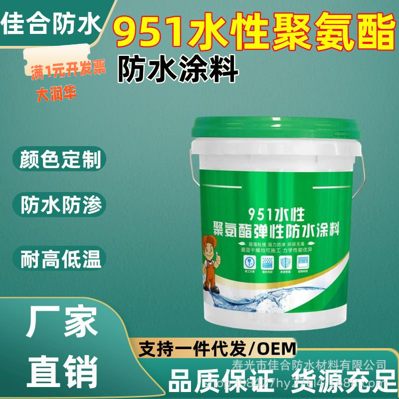 楼房防水涂料屋顶补漏材料水性聚