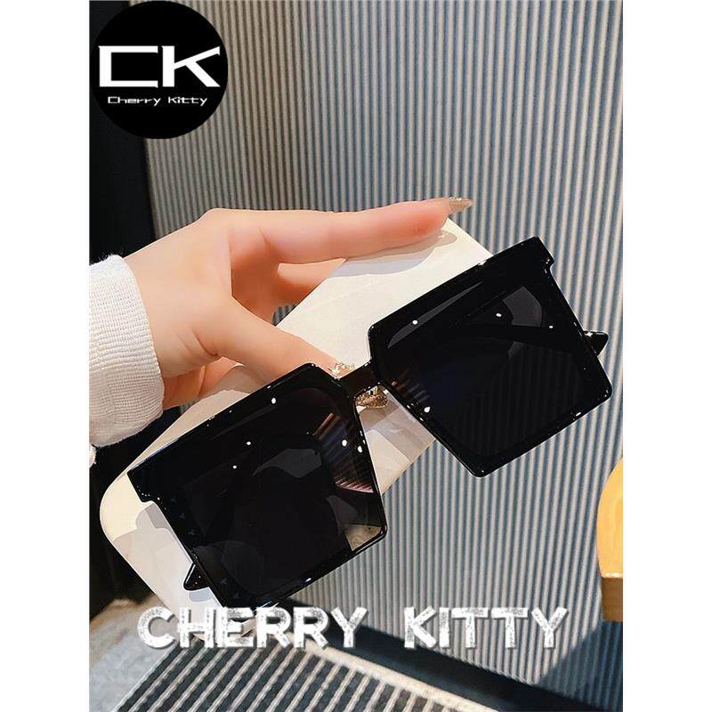 Cherry Kitty韩国轻奢大框方形墨镜女显脸小偏光眼镜街拍太阳镜男