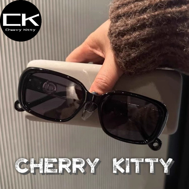 Cherry Kitty韩国复古猫眼眼镜太阳镜高级感女出游防紫外线男墨镜