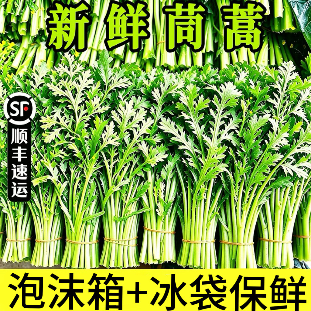 顺丰速运当季脆嫩清香小叶茼蒿
