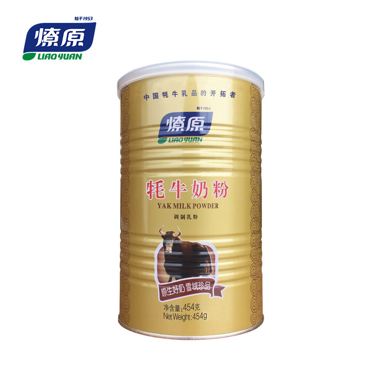 燎原全脂牦牛奶粉454g罐装