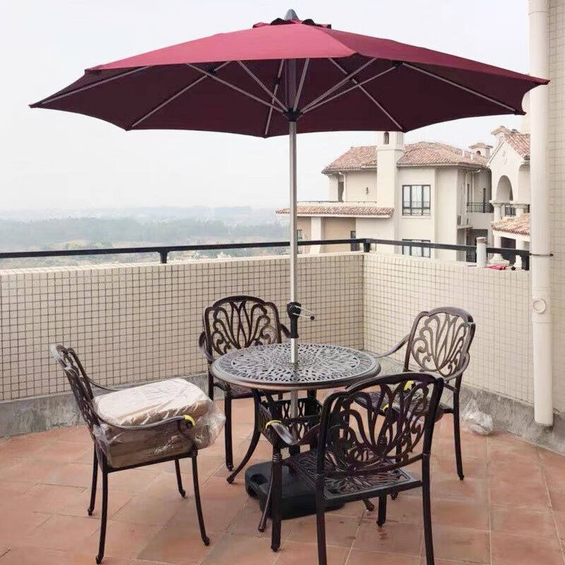 凤朝皇户外伞庭院伞室外大太阳伞广告折叠中柱伞阳台桌椅遮阳伞户