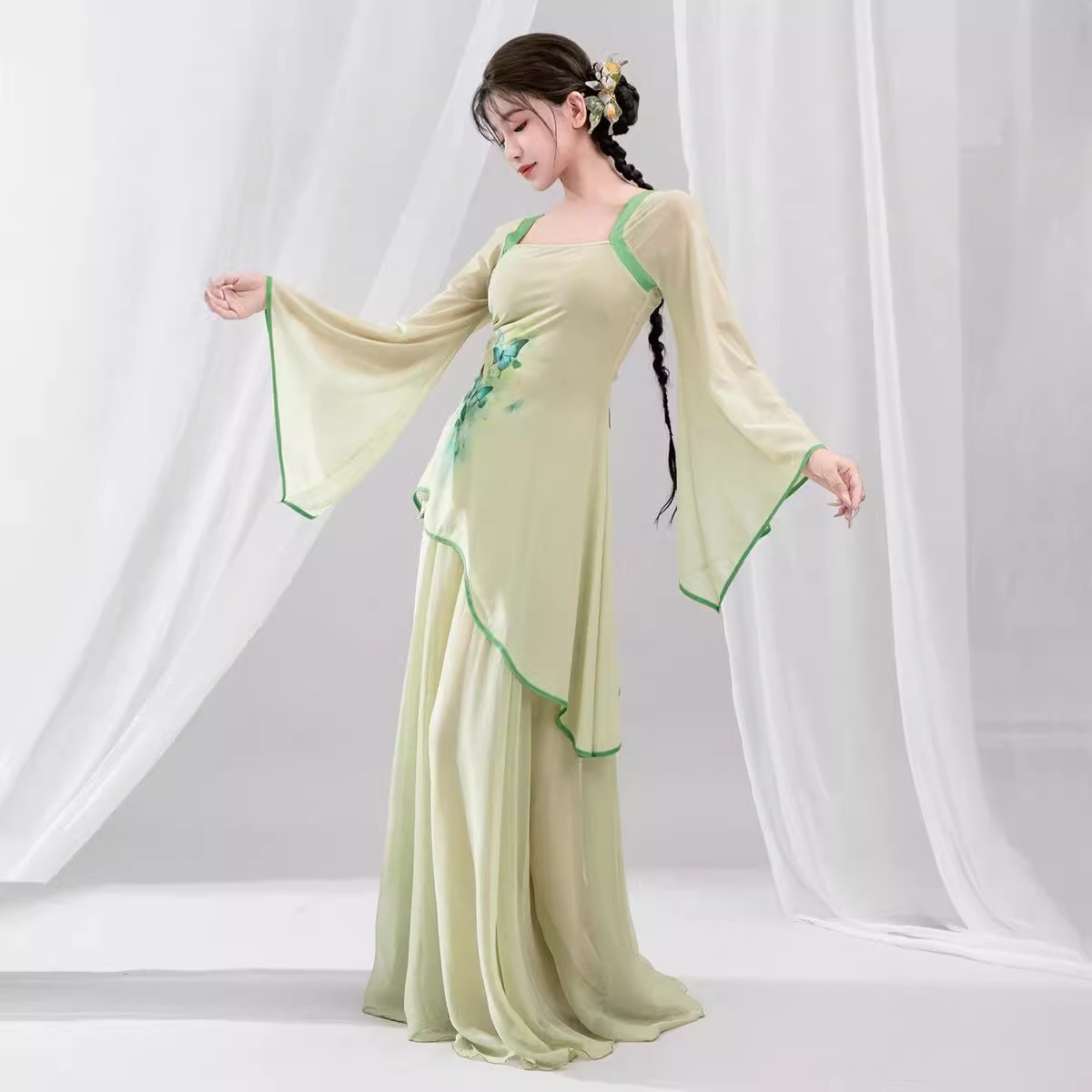 新款古典舞服装新中式身韵舞蹈服