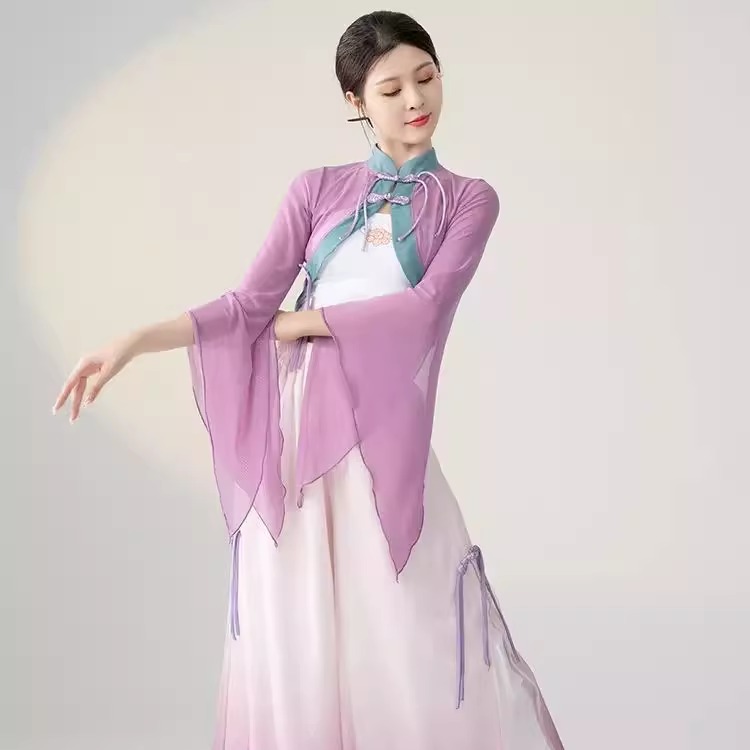 新款超仙修身古典舞服装演出服