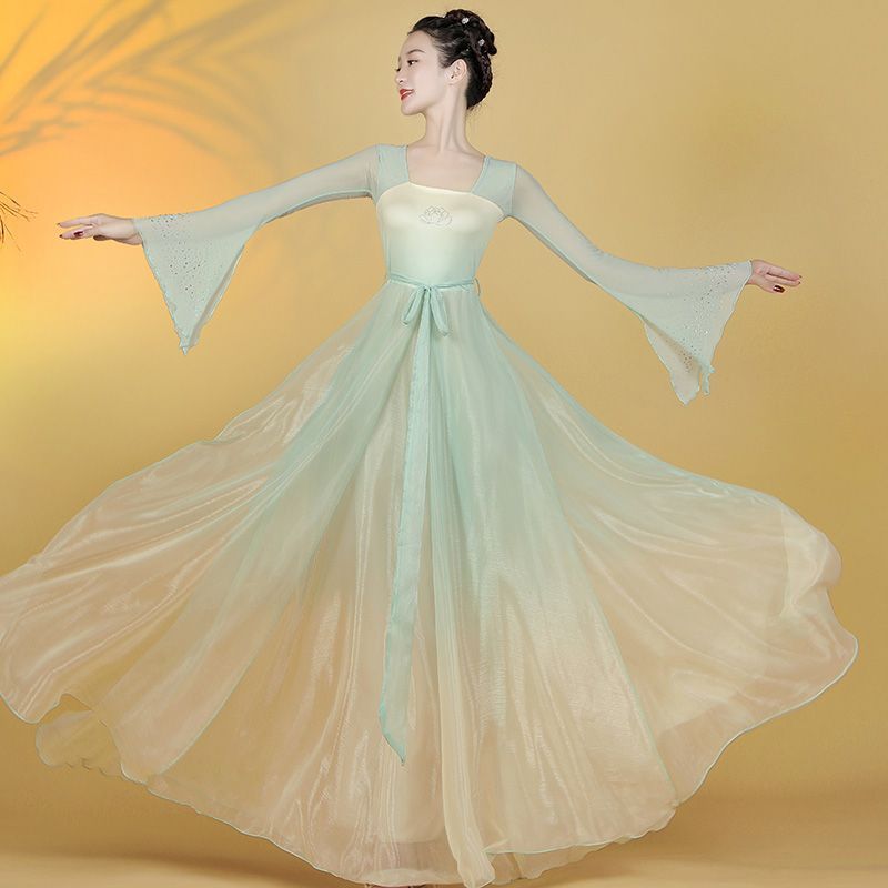 秋冬新款古典舞服飘逸仙气演出服
