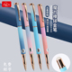 罗氏热敏可擦钢笔小学生三年级专用练字正姿热磨摩擦钢笔可替换墨囊热可擦晶蓝色蓝黑色黑色暗尖0.38魔力擦笔