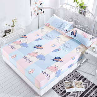 速发简约牀笠2米2.2单牀一米八乘两米双人大牀牀罩米件松紧带欧式