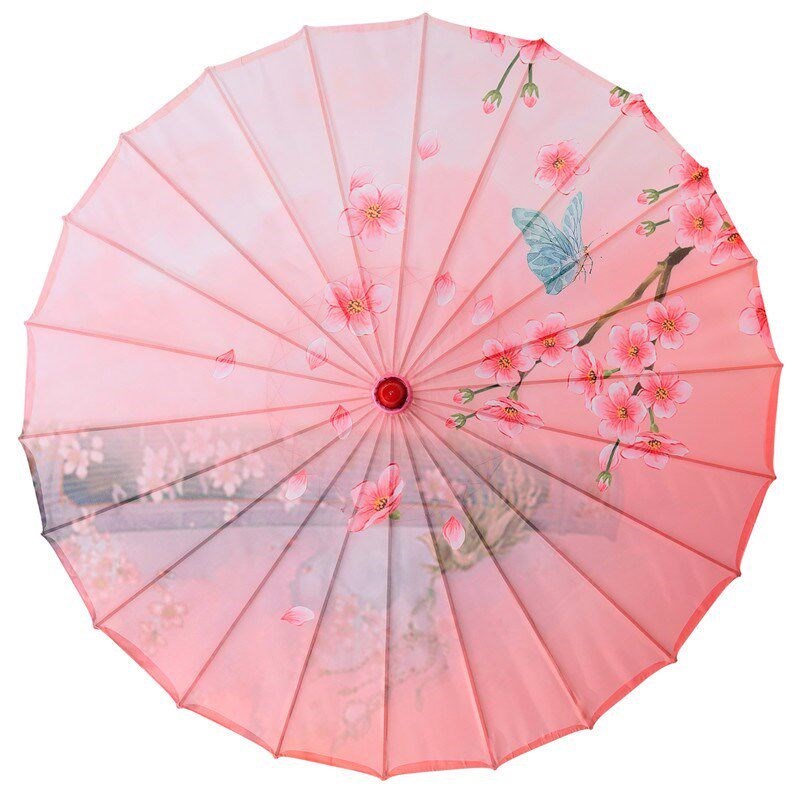 速发伞古风日式遮伞古风晴雨两用伞儿童油纸伞古代雨伞古装伞