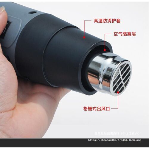 速发可调温电显无极膜烤枪维修汽车贴数枪大功率工业热缩直销