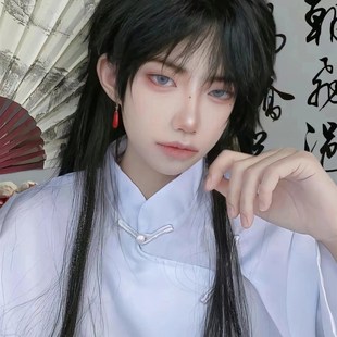 速发古风男发假长发照风温润公子新中式高马尾侠气可扎假发拍国全