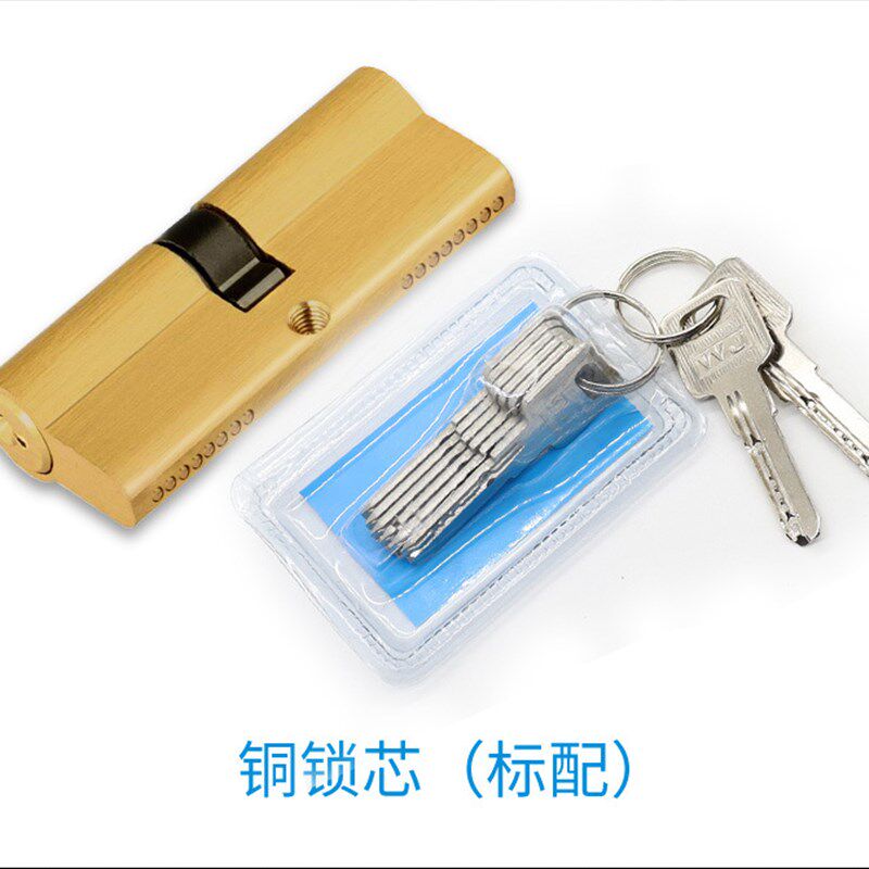 速发白金防盗门全套拉手25孔入户门把手 防盗门面板 锁芯 锁体机