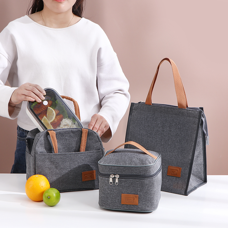 速发饭盒袋子手提铝箔加厚大号保温包上饭袋带班族装饭盒便当袋手