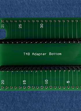 T48 QFP44_EX1 QFP44 TO DIP40 (C51 AVR PIC) IC 烧录座 适配器