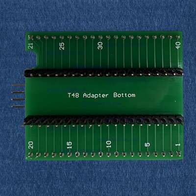 T48 QFP44_EX1 QFP44 TO DIP40 (C51 AVR PIC) IC 烧录座 适配器