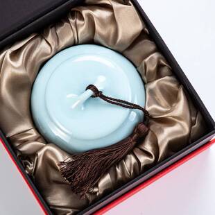 西洋参片礼盒包装盒高档空盒子陶瓷罐100克包装盒铁皮石斛礼盒