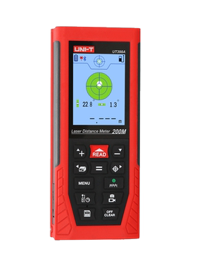 优利德UT398A激光红外线测距仪200米带摄像拍照高精度彩屏电子尺