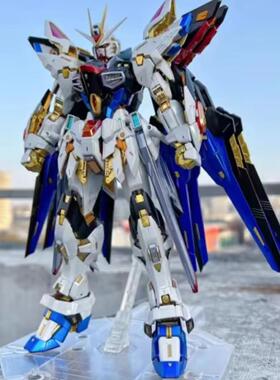 高达拼装模型HG强袭自由命运能天使红异端独角兽元祖机甲手办玩具