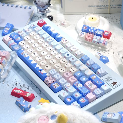 Maorbeng/猫尔本MAO高度小全套系列可爱主题123键热升华十字键帽