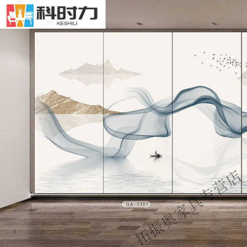 衣柜推拉门现代简约欧式高光推拉移门衣柜门壁柜门滑移门定高光