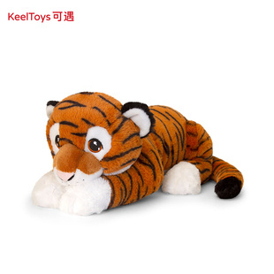 英国可遇keeltoys仿真老虎抱枕儿童毛绒玩具公仔生肖虎玩偶吉祥物
