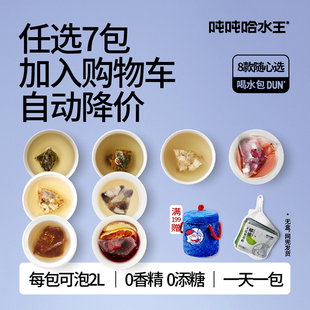 自选尝鲜大茶包耐泡2升吨哈水王无香精无添糖冷泡热泡独立果茶