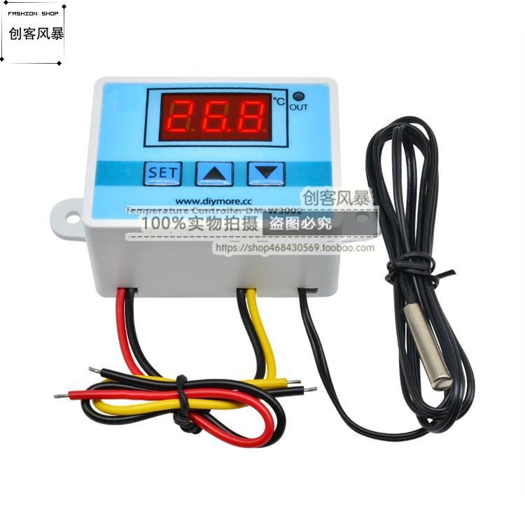 X2H2-W3002字温控器20V1V微型迷你数显微电脑温度控制开关0.1数度