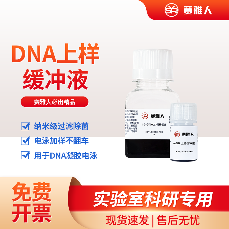 6X 10X DNA上样缓冲液 Loading buffer 琼脂糖DNA电泳 核酸电泳图片