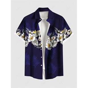 Geometric floral loose with lines shirt 花朵线条几何宽松衬衫