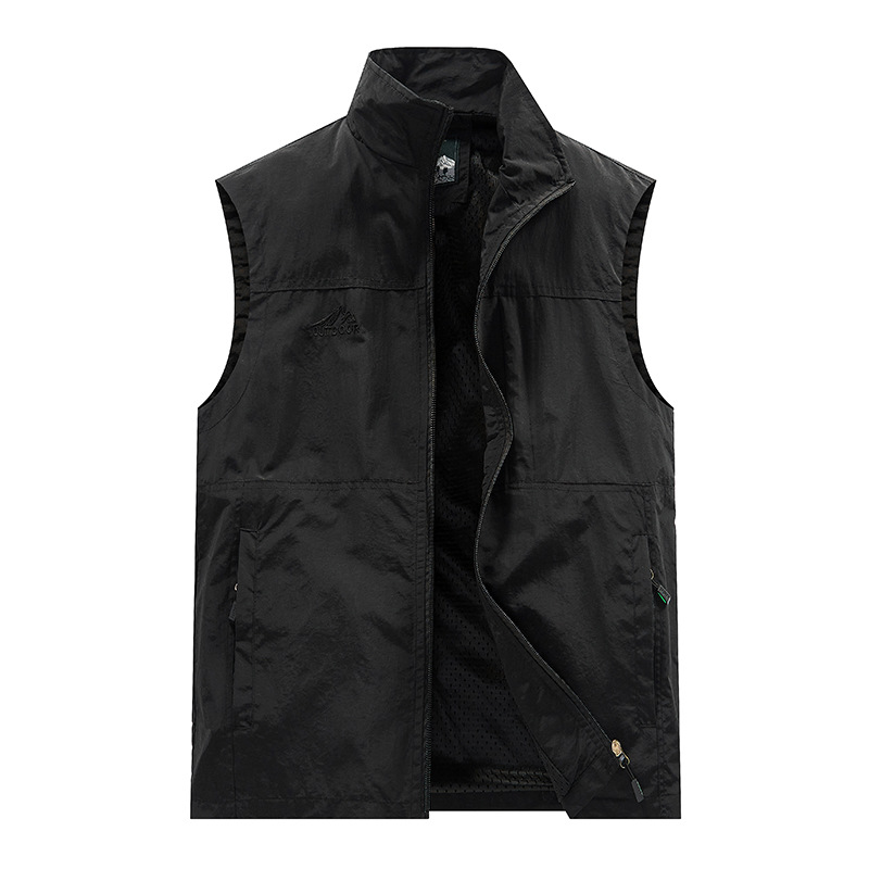 背心工装多袋休闲大码男士马甲